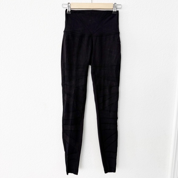 Lululemon- High Rise Wunder Under Pant * Tech Mesh 28” - Picture 2 of 7